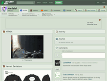 Tablet Screenshot of maniaiel.deviantart.com