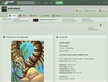 Tablet Screenshot of antivulano.deviantart.com