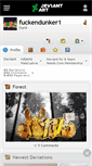 Mobile Screenshot of fuckendunker1.deviantart.com