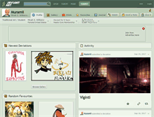 Tablet Screenshot of muramii.deviantart.com