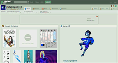 Desktop Screenshot of metaknightgirl13.deviantart.com