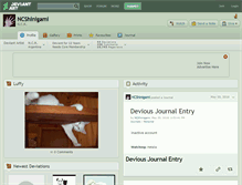 Tablet Screenshot of ncshinigami.deviantart.com