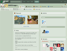 Tablet Screenshot of mmdomega.deviantart.com