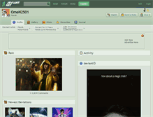 Tablet Screenshot of omen2501.deviantart.com