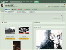 Tablet Screenshot of freeddy1987.deviantart.com