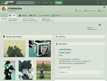 Tablet Screenshot of cristaltenjou.deviantart.com