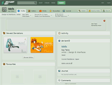 Tablet Screenshot of idolls.deviantart.com