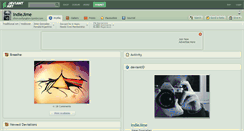 Desktop Screenshot of indiejime.deviantart.com
