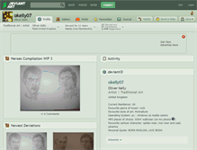 Tablet Screenshot of okelly07.deviantart.com