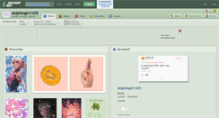 Desktop Screenshot of dolphingirl1205.deviantart.com