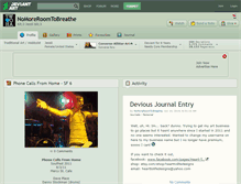 Tablet Screenshot of nomoreroomtobreathe.deviantart.com