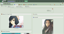 Desktop Screenshot of kimikoxbunny.deviantart.com