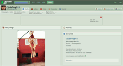Desktop Screenshot of clydefrog911.deviantart.com