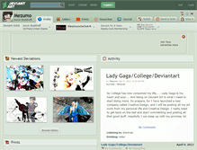 Tablet Screenshot of mezumo.deviantart.com