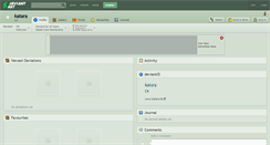 Desktop Screenshot of katara.deviantart.com