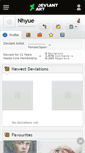 Mobile Screenshot of nhyue.deviantart.com