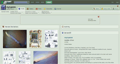 Desktop Screenshot of myryamm.deviantart.com