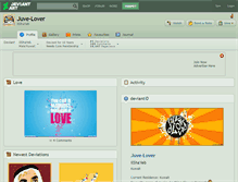 Tablet Screenshot of juve-lover.deviantart.com