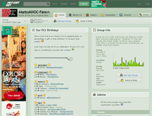 Tablet Screenshot of akatsukixoc-fans.deviantart.com