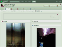Tablet Screenshot of gonzaloohidalgo.deviantart.com