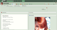 Desktop Screenshot of faeoreknight.deviantart.com