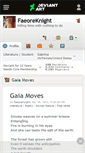 Mobile Screenshot of faeoreknight.deviantart.com