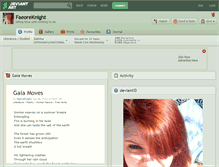 Tablet Screenshot of faeoreknight.deviantart.com