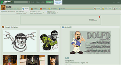 Desktop Screenshot of dolfd.deviantart.com