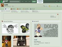 Tablet Screenshot of dolfd.deviantart.com