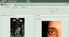 Desktop Screenshot of exen.deviantart.com