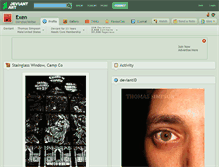 Tablet Screenshot of exen.deviantart.com
