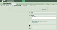 Desktop Screenshot of mylittleluckywish.deviantart.com