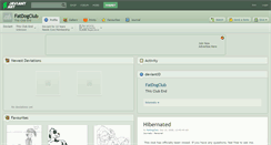 Desktop Screenshot of fatdogclub.deviantart.com