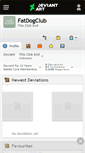 Mobile Screenshot of fatdogclub.deviantart.com