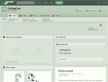 Tablet Screenshot of fatdogclub.deviantart.com