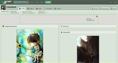 Desktop Screenshot of celestekek.deviantart.com