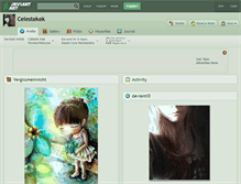 Tablet Screenshot of celestekek.deviantart.com