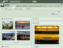 Tablet Screenshot of kz03jd.deviantart.com