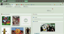 Desktop Screenshot of koraggrules.deviantart.com
