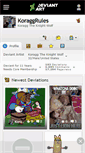 Mobile Screenshot of koraggrules.deviantart.com