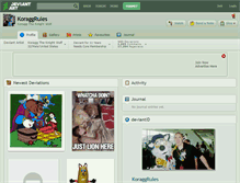 Tablet Screenshot of koraggrules.deviantart.com