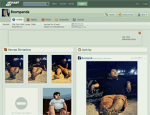 Tablet Screenshot of boompanda.deviantart.com