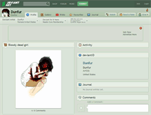 Tablet Screenshot of dunfur.deviantart.com