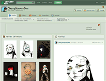 Tablet Screenshot of cherryblossomdim.deviantart.com