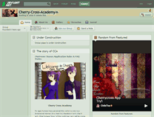 Tablet Screenshot of cherry-cross-academy.deviantart.com