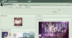 Desktop Screenshot of lalalandeditions.deviantart.com