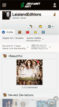 Mobile Screenshot of lalalandeditions.deviantart.com