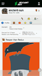 Mobile Screenshot of ancient-sun.deviantart.com