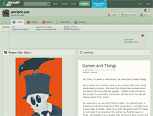 Tablet Screenshot of ancient-sun.deviantart.com