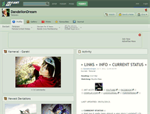 Tablet Screenshot of dandeliondream.deviantart.com